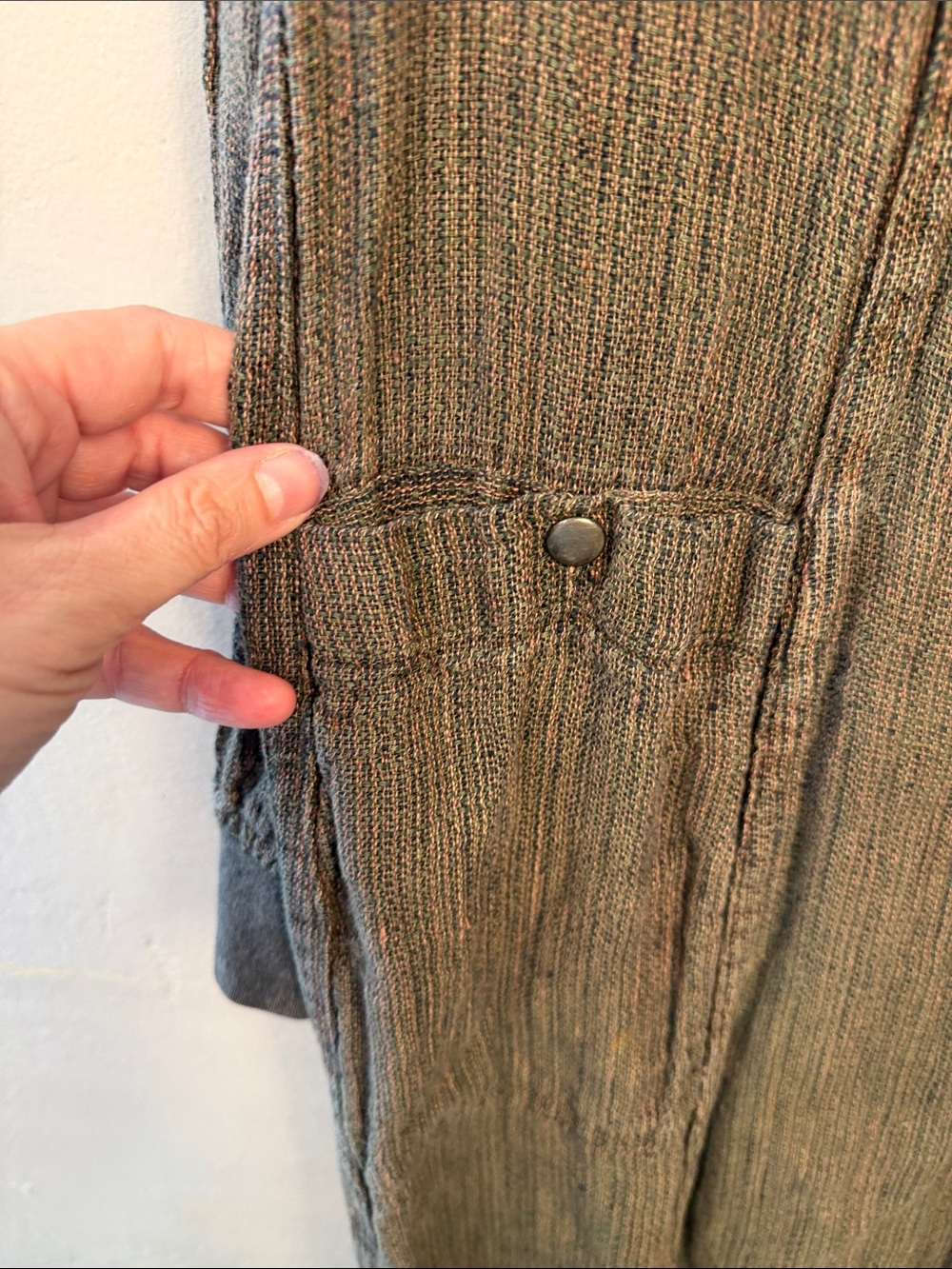 Jeanne Engelhart FLAX Dress Large Long  Linen Duster Maxi size Large - Picture 4 of 9